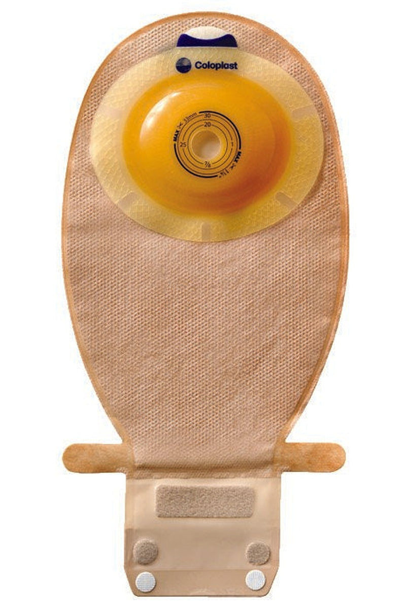 Ostomy Pouch SenSura EasiClose One Piece System 11 1/2 Inch Length, Maxi Flat, Pre Cut 1 Inch Stoma Drainable