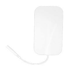 Self-Adhesive Electrodes, 2" x 3.5" White Foam, Foil Pouch