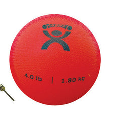 Red 4 lb CanDo plyometric rebounder ball, 5 inch