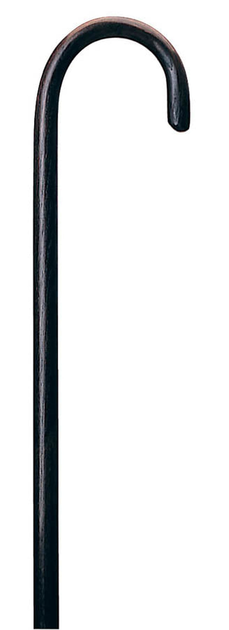 Round Handle 1" Wood Cane, Walnut