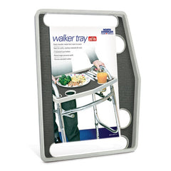 Walker Tray W/ Grip Mat Gray All Care Store
