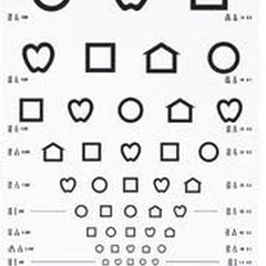Eye Chart Lea Symbols 10 Foot Distance Acuity Test