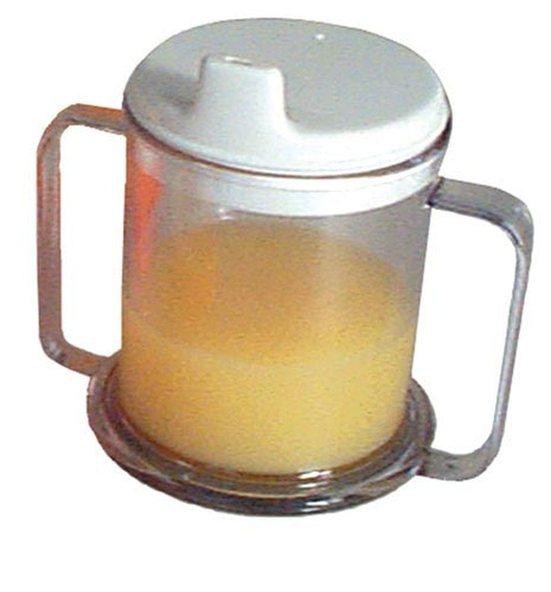 Mug Double handed W/lid All Care Store