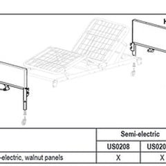 Headboard & Footboard Set For Patriot Bed Only