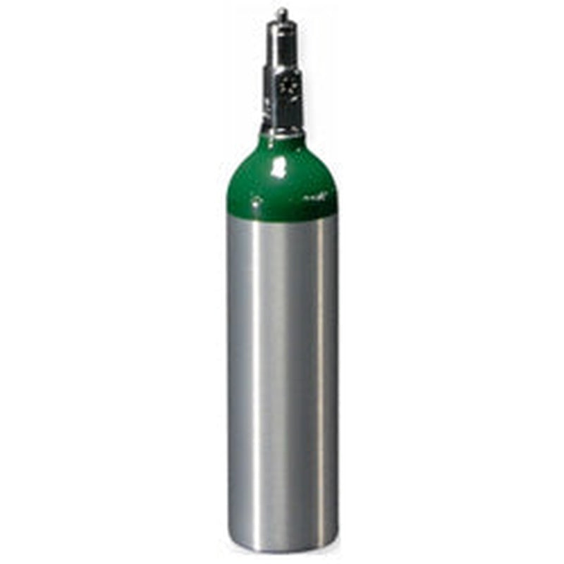 aluminum M6 oxygen cylinder with wrench valve