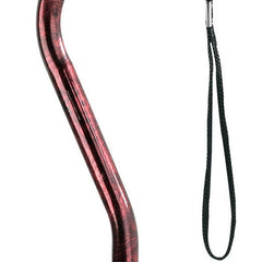 Carex Designer Offset Cane - Red