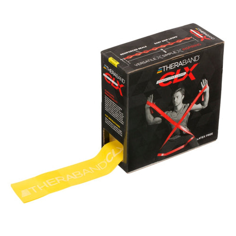 Yellow TheraBand CLX 25 yard bulk roll