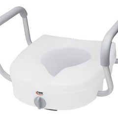 Toilet Seat E z Lock W/arms Adjustable Handle Width All Care Store