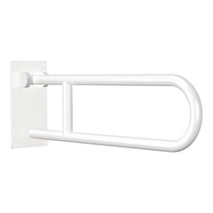 Flip-up Grab Bar White Powder Coat Standard