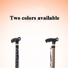 old peoples cane medical crutches folding led safety walking stick collapsible telescopic folding cane elder cane