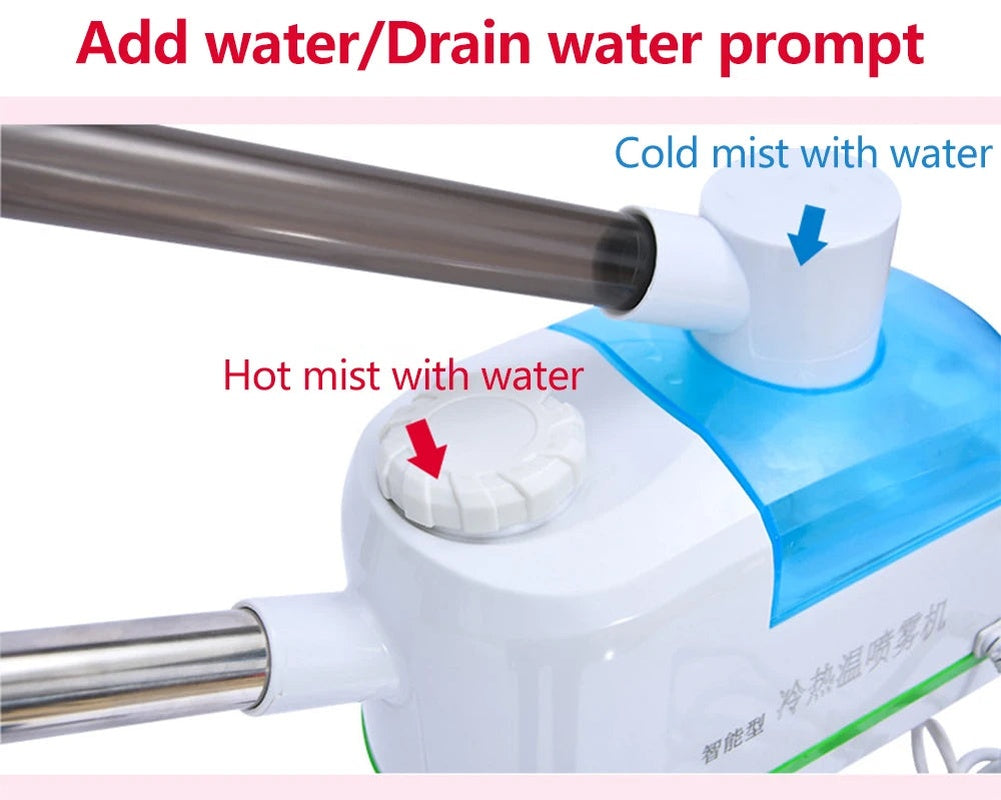 skin care whitening nano hot facial steamer warm mist ion steaner for face deep cleaning vaporizer ozone salon home spa sprayer 1