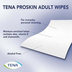 personal cleansing wipe tena proskin ultra soft pack unscented 48 count packaging type case