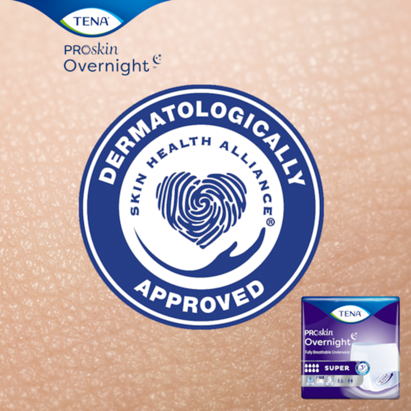 unisex adult absorbent underwear tena proskin overnight super pull on with tear away seams large disposable heavy absorbency packaging type case