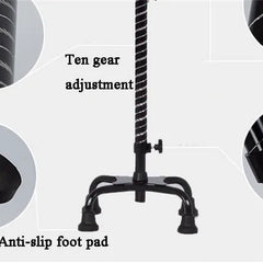 old peoples cane medical crutches folding led safety walking stick collapsible telescopic folding cane elder cane