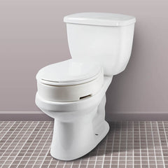 carex hinged toilet seat riser standard