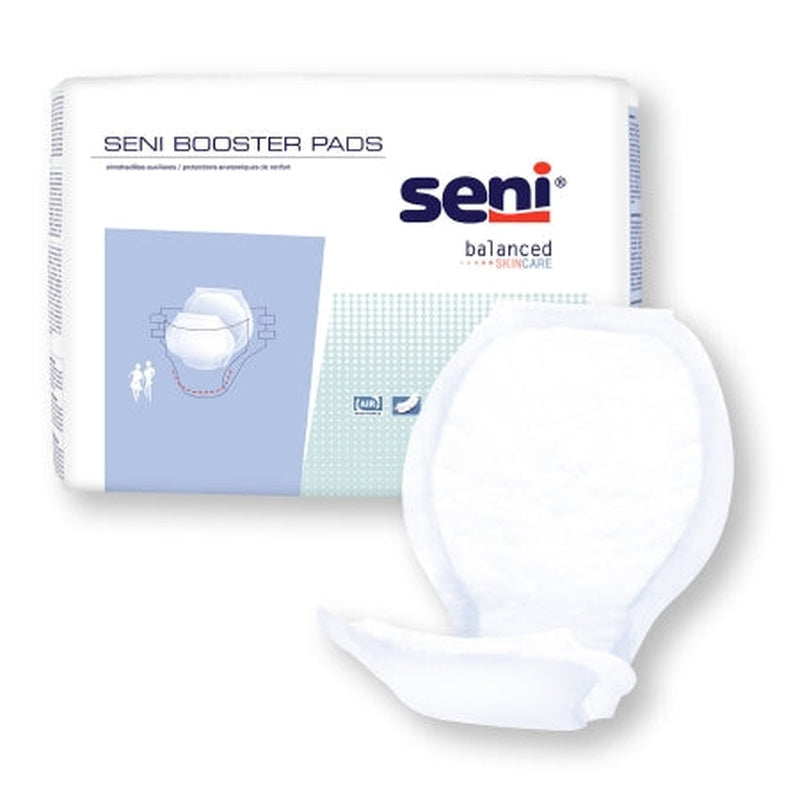booster pad seni 25 inch length moderate absorbency super absorbent core one size fits most packaging type case