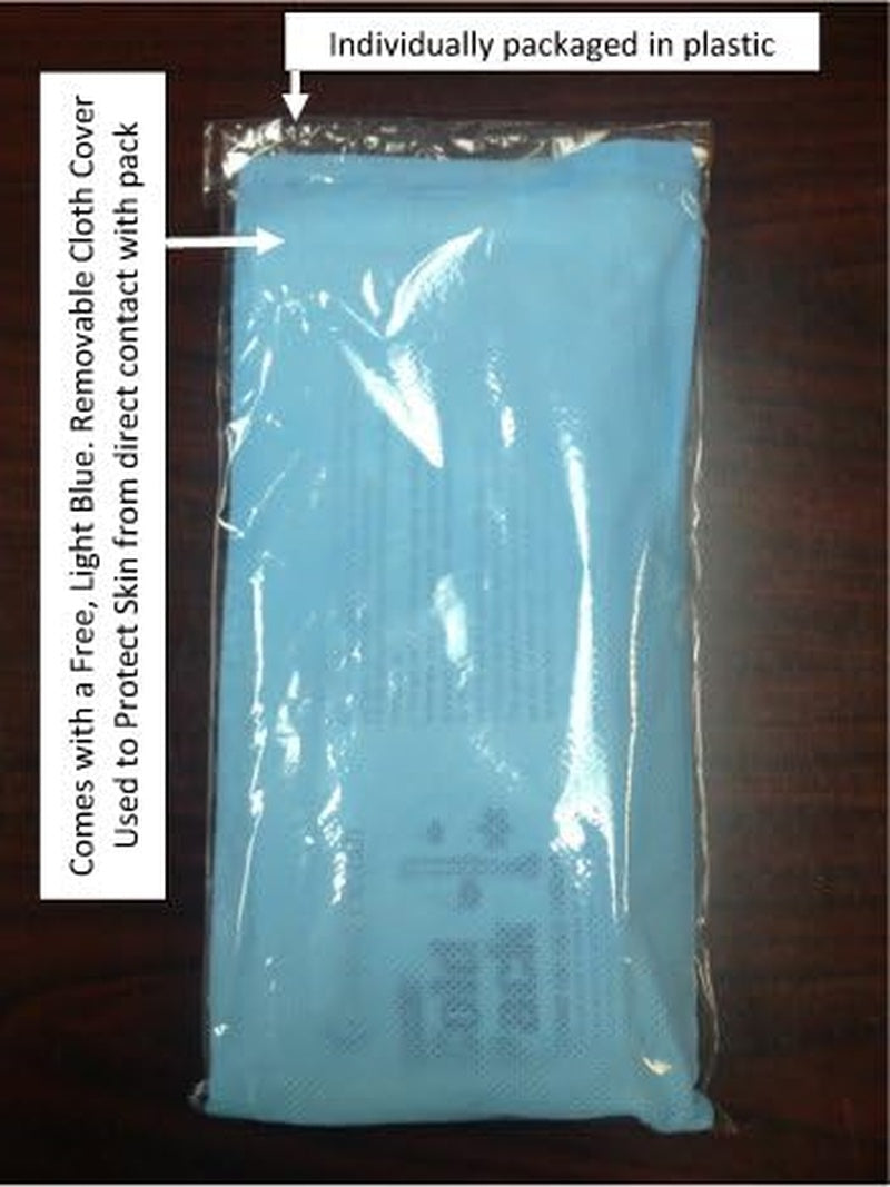 hot cold pack cover blue easy sleeves 6 x 10 inch packaging type box