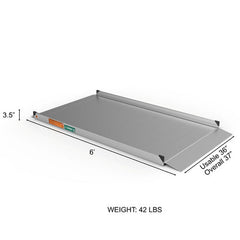 Gateway Solid Surface Portable 3g Ramp 6' Aluminum
