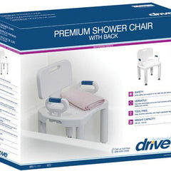 Bath Bench Premium Series With Back And Arms All Care Store
