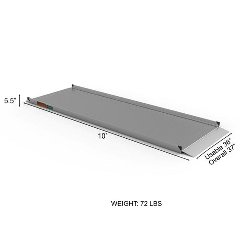 Gateway Solid Surface Portable 3g Ramp 10' Aluminum
