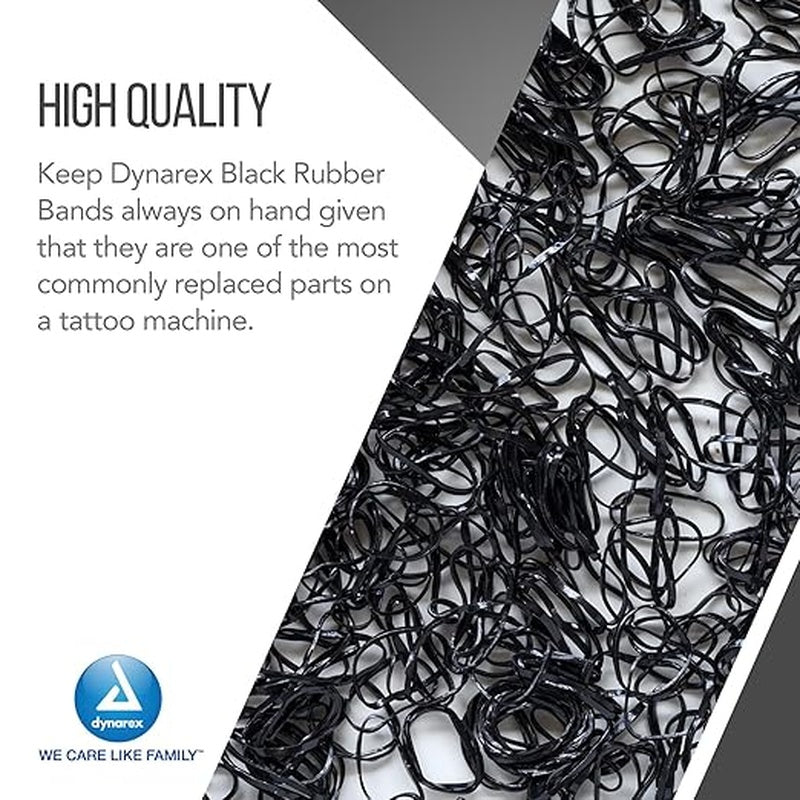 Dynarex Black Rubber Bands