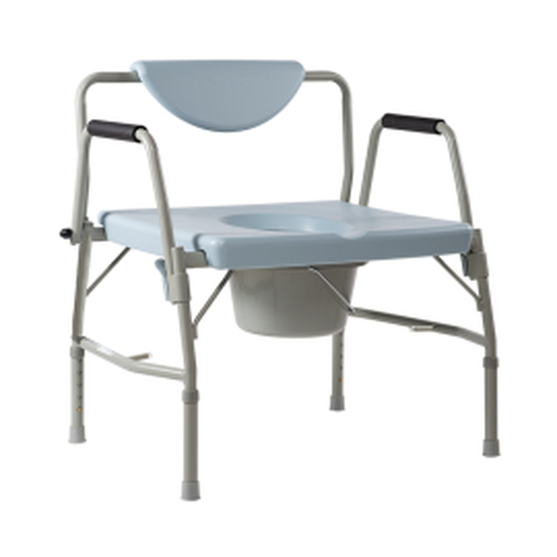 bariatric drop arm commode