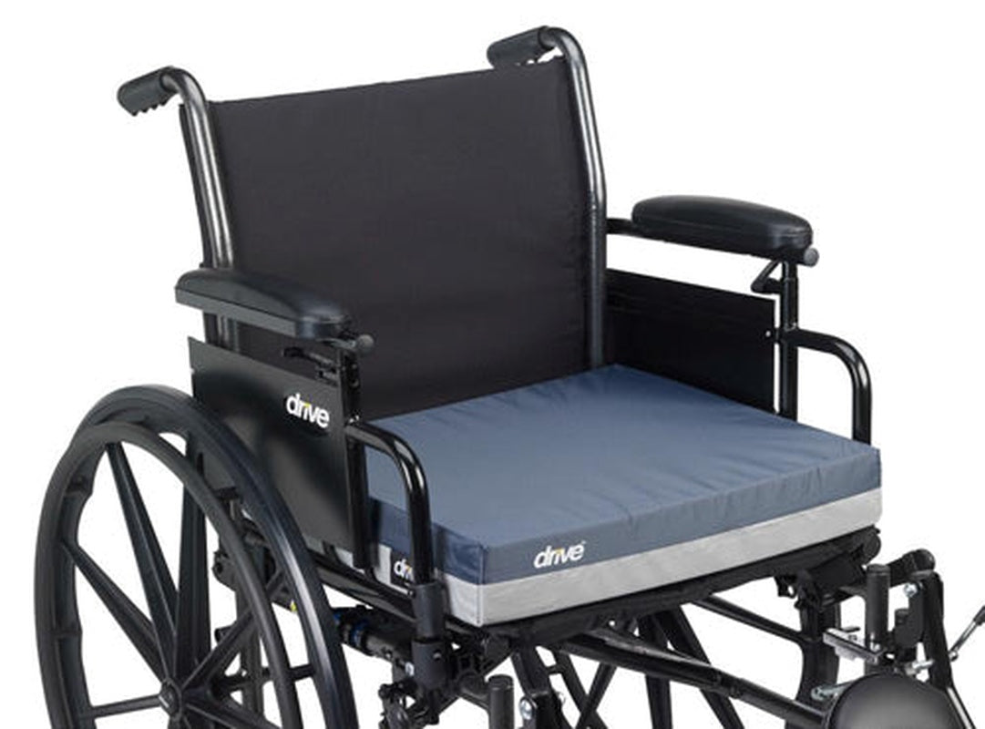 Drive Medical Molded Wheelchair Cushion General Use Gel/foam 18x16x2