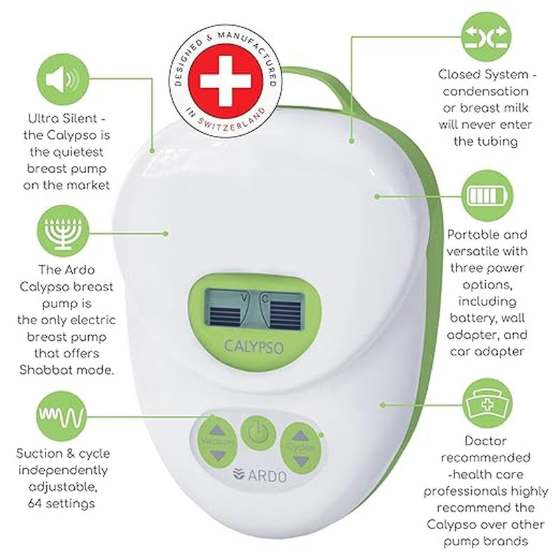 double electric breast pump kit calypso to go