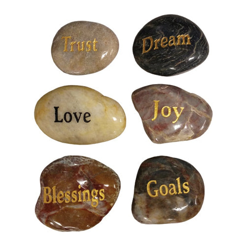 Inspirational Zen Stones Countertop Display Pk/36