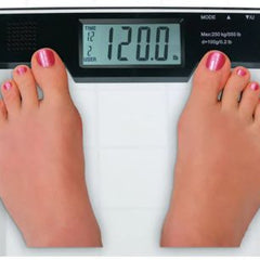 Talking X-wide Glass Scale 550# Wt. Cap.
