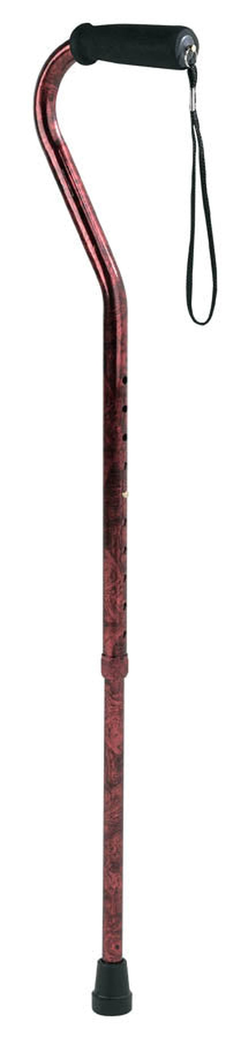 carex designer offset cane red