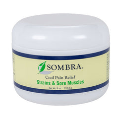 Sombra Cool Pain Relief Strains & Sore Muscles 8oz Jar