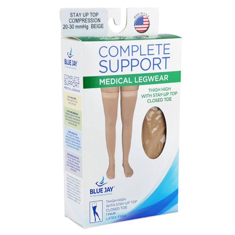 firm surg weight stkngs small 20 30mmhg thigh stayup top ct 2