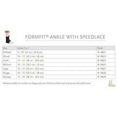 ossur formfit low profile ankle brace with speed lace large ossur formfit ankle brace with speed lace mk892100ea