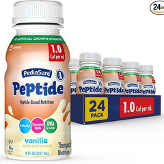 pediatric oral supplement pediasure peptide 1 0 cal chocolate flavor 8 oz bottle liquid peptide malabsorption maldigestion packaging type case