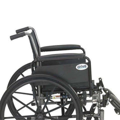 Drive Medical K3 Cruiser Iii Wheelchair with Removable flip-back arms and Swing-away Footrests ,8" front Wheels ,350lbs Weight Capacity ,K320ADDA-SF