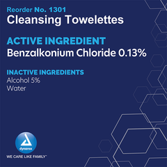 towellette cleansing bx 100 5 x7