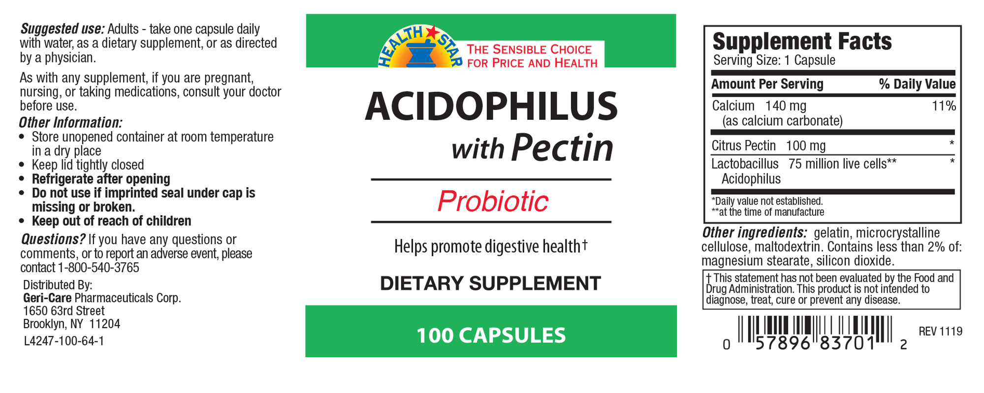 probiotic dietary supplement