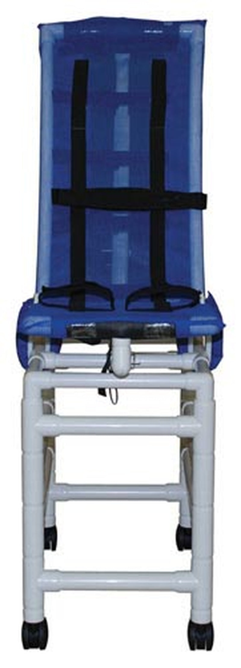 Bath Chair Articulating Sm PVC Reclining with Base & Caster
