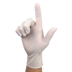 dynarex sensi grip latex exam gloves powder free