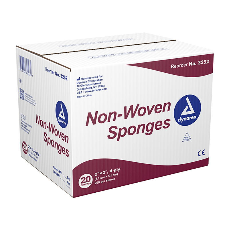 dynarex non woven sponges sterile non sterile