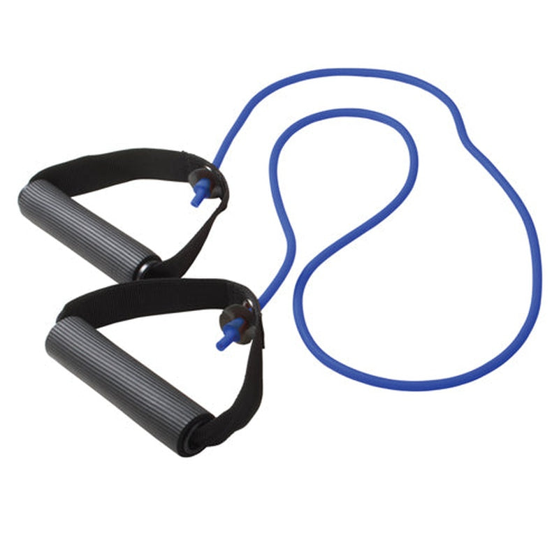 Cando Exercise Tubing W/handle Blue Heavy 48