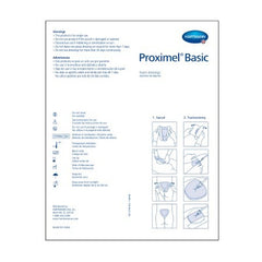 foam dressing proximel basic non border 4 x 4 inch without border waterproof film backing nonadhesive square sterile