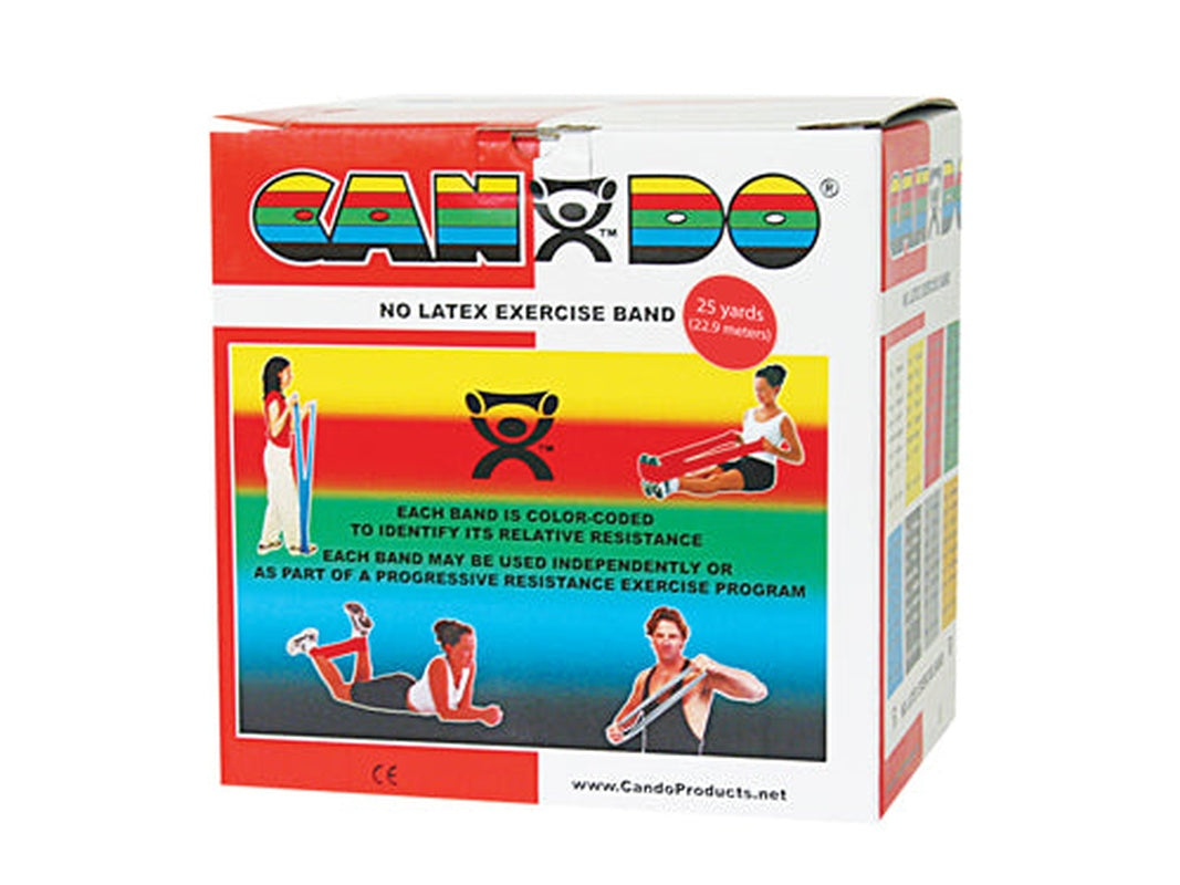 Cando Band Non-latex Red Light 25 Yard