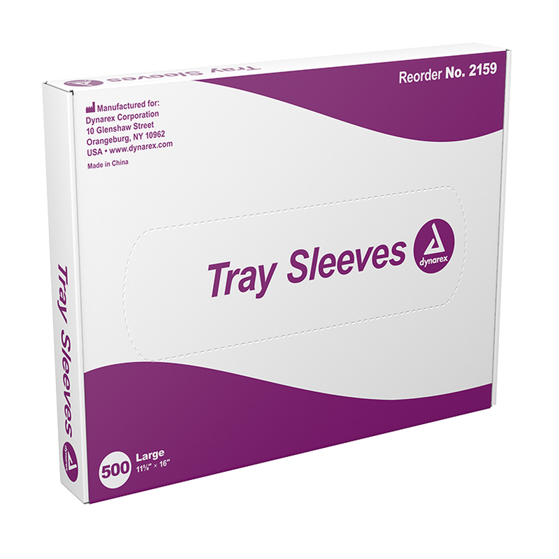 dynarex tray sleeves