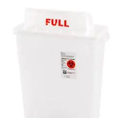 Sharps Container SharpStar In-Room Translucent 16-1/2 H X 13-3/4 W X 6 D Inch Horizontal Entry 3 Gallon,Packaging Type- Each