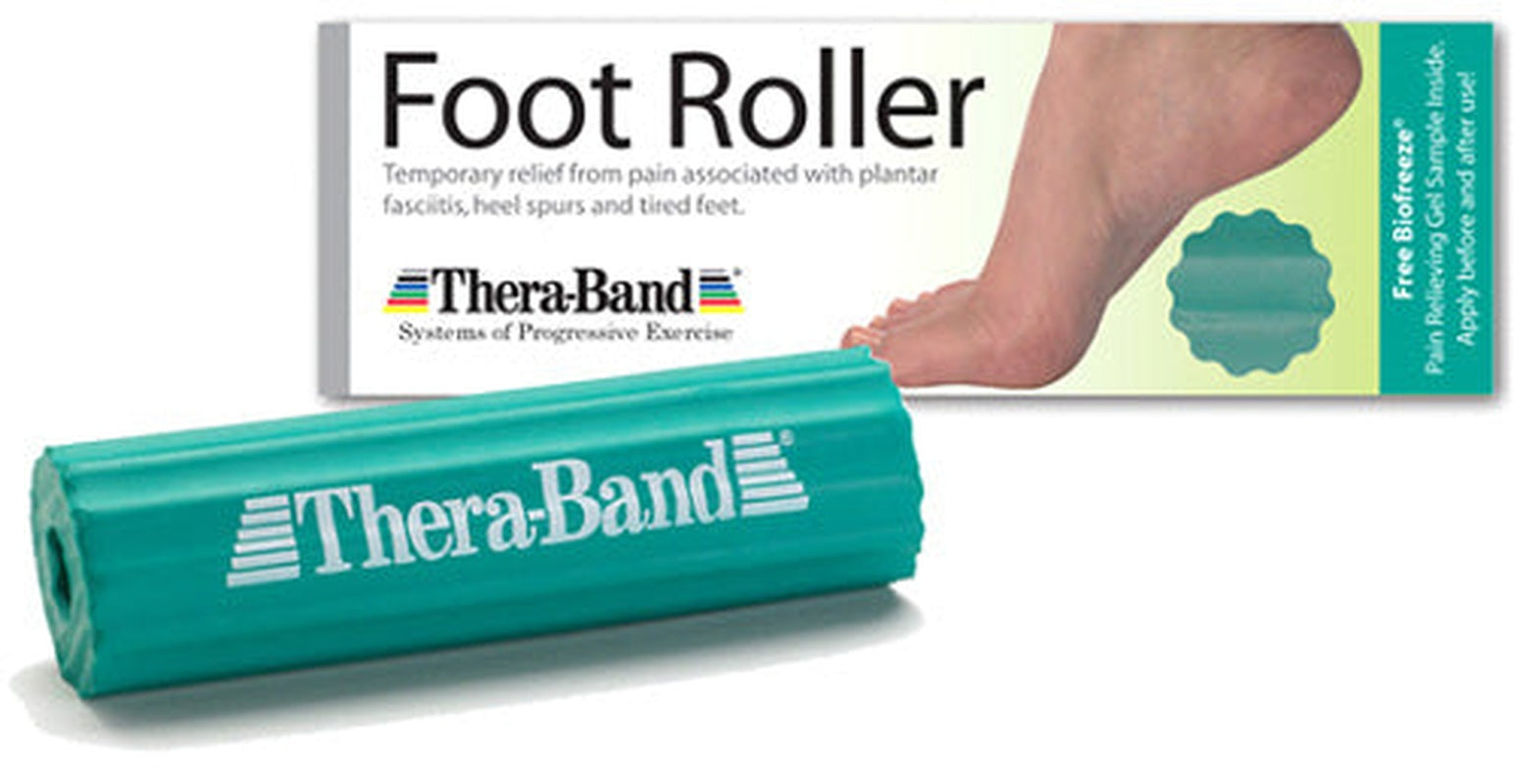 Theraband Foot Roller Green 1.5 Dia W/.5 Center Each
