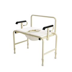 bariatric hd drop arm commode 30