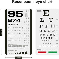 pocket eye test chart