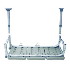 transfer bench plastic drive 3 section and backrest gray